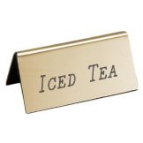 Cal-Mil&reg; Gold "ICED TEA" Beverage Tent