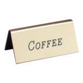 Cal-Mil&reg; Gold "COFFEE" Beverage Tent