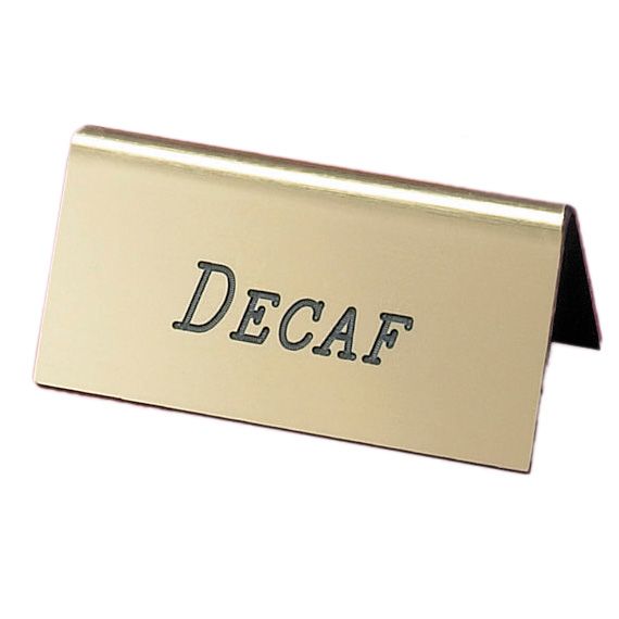 Cal-Mil&reg; Gold "DECAF" Beverage Tent