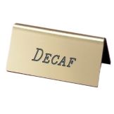 Cal-Mil&reg; Gold "DECAF" Beverage Tent