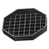 Cal-Mil&reg; Black Octagon 6" Drip Tray