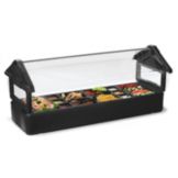 Six Star Table Top Food Bar, Black, 6 Ft