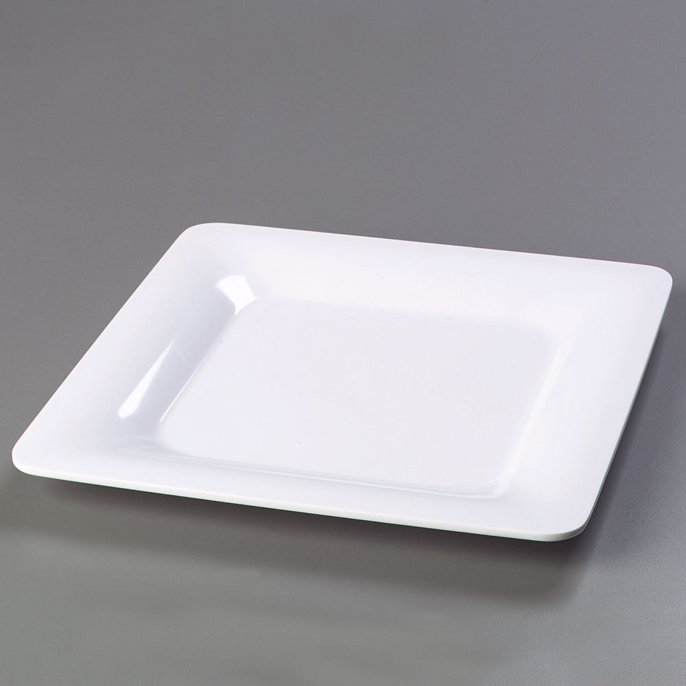 Carlisle Designer Displayware&trade; White 12" Square Plate