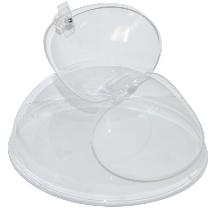 Cal-Mil&reg; Clear Acrylic Sampler Tray w/Dome Cover