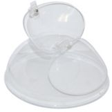 Cal-Mil&reg; Clear Acrylic Sampler Tray w/Dome Cover