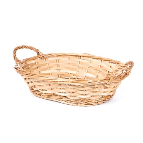 Willow Specialties 14" x 10" Oval Basket With Handles