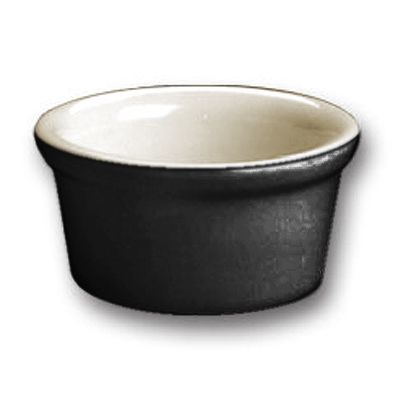 Hall&reg; China Black 2.5 Oz. Ramekin