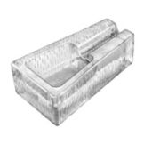Libbey Glass Cigar Ashtray