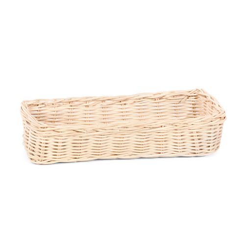 Willow Specialties 9" x 3-1/4" Rattan Basket