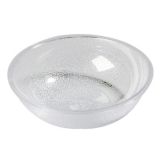 Round Pebbled Bowl, Clear, 1.7 Qt