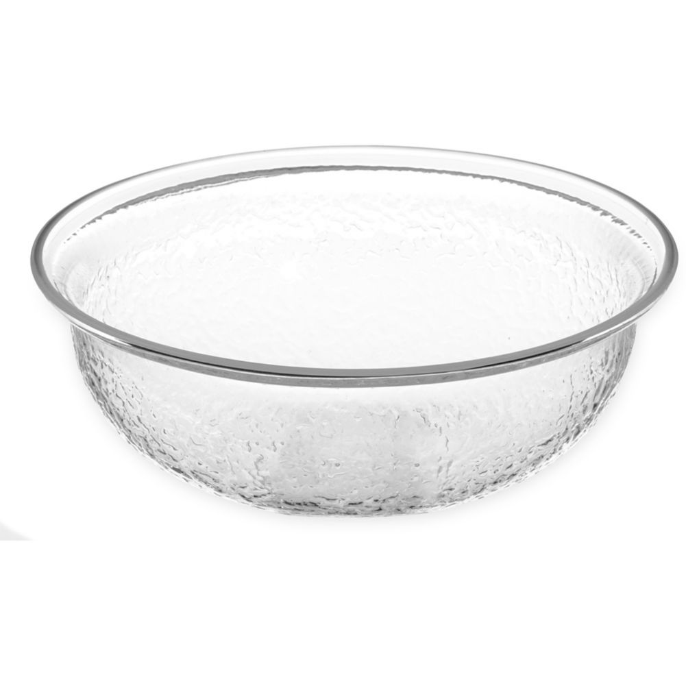 Carlisle&reg; Pebbled Acrylic Bowl, Clear, 1 Qt