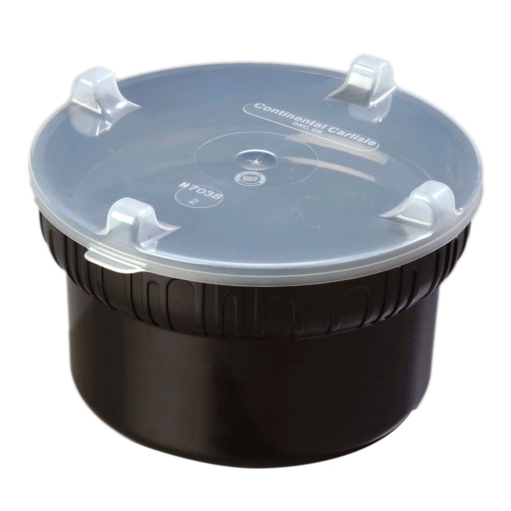 Gourmet Bowl w/ Lid, Black, 2 Qt