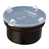 Gourmet Bowl w/ Lid, Black, 2 Qt
