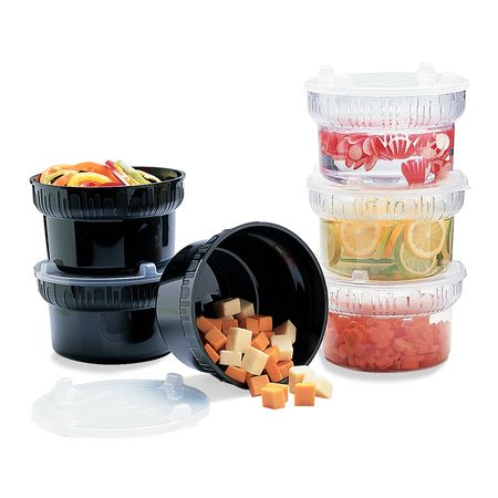 Gourmet Bowl w/ Lid, Black, 2 Qt