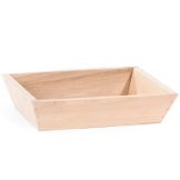 Willow Specialties 9-1/4" x 6" x 2" Wood Tray