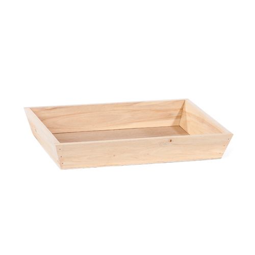 Willow Specialties 13" x 9" x 2" Wood Tray