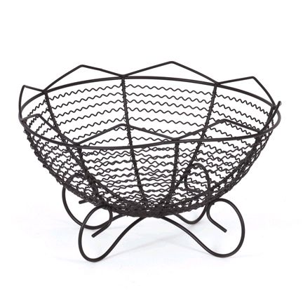 Willow Specialties 12" Round Wire Footed Bowl
