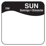 DayMark DissolveMark&trade; Blank 1" Sunday Day Square