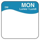 DayMark DissolveMark&trade; Blank 1" Monday Day Square