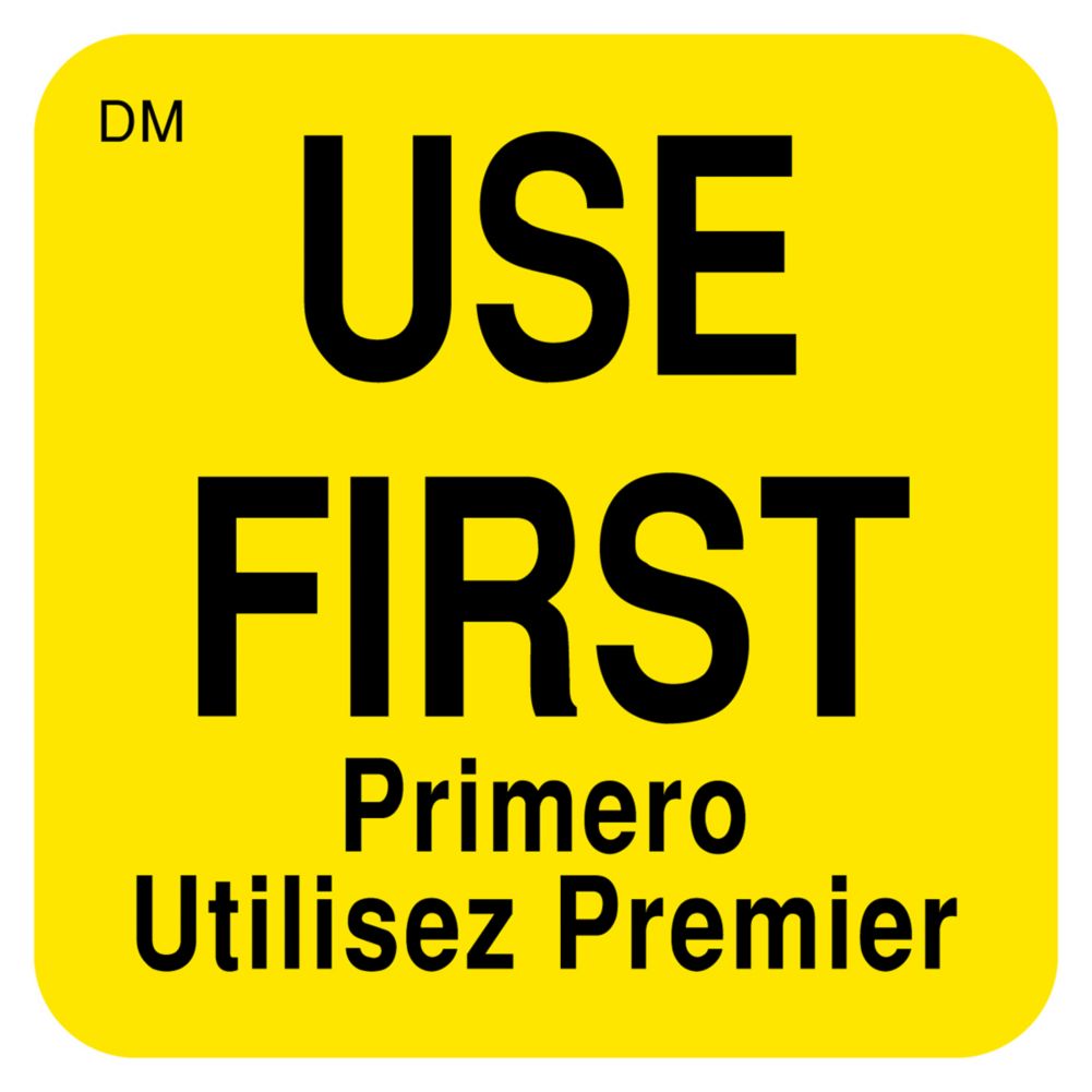 DayMark DissolveMark&trade; 1" Use First Label