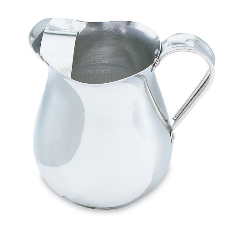 Vollrath Satin Finish Aluminum 2 Qt Water Pitcher w/ Ice Guard