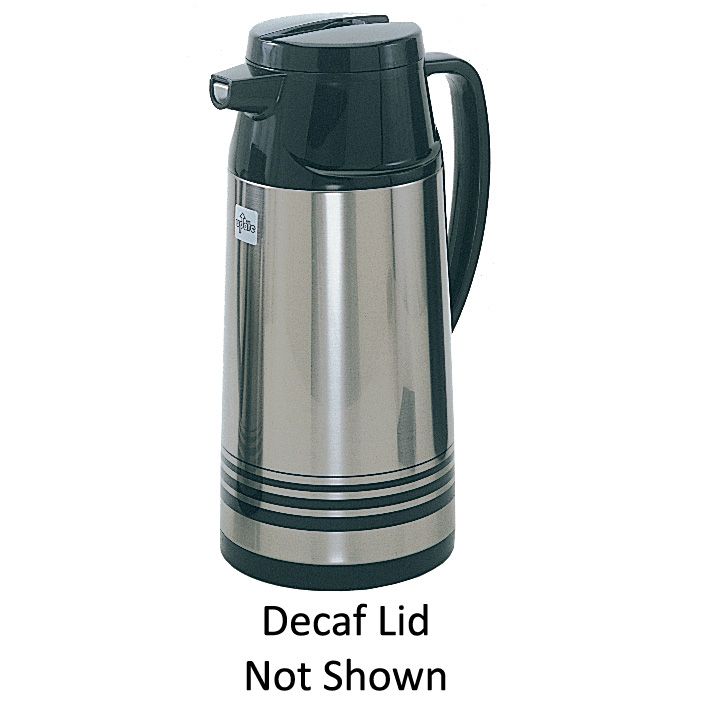 Update International Vacuum Insulated Click Pour 64 oz Decaf Server