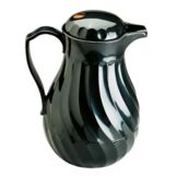 Vollrath Tilt & Pour SwirlServe Black 20 Oz. Ins. Beverage Server