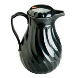 Vollrath Tilt and Pour Black SwirlServe 10 Oz Ins. Beverage Server