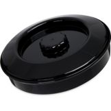 Carlisle 7-1/2" Black Tortilla Server w/ Lid