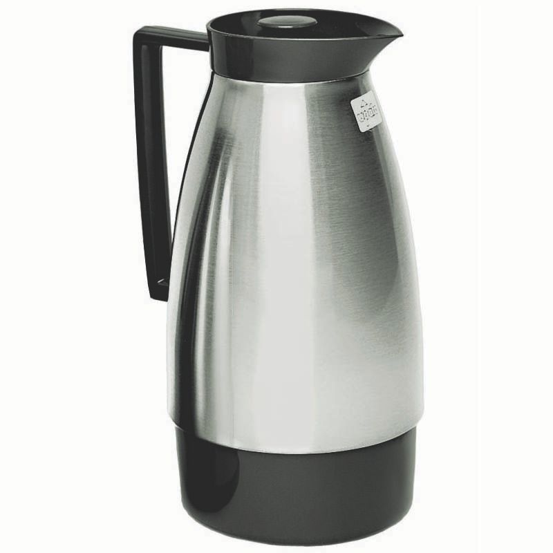 Update International Brushed Nickel Vacuum Insulated Autopour Server
