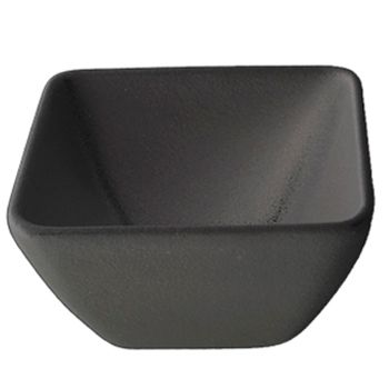 Bugambilia Black Cast Aluminum Deep Square 37-1/4 oz Buffet Bowl