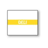 DayMark White / Yellow Deli Label for Monarch 1115 Label Gun