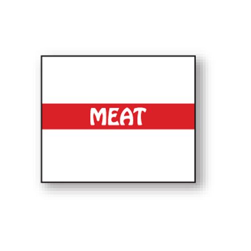 DayMark DuraMark White / Red Meat Label for Monarch 1115 Label Gun