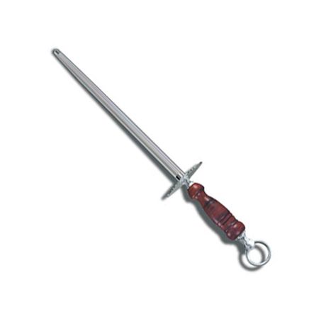 Victorinox Round Regular Cut 12" Sharpening Steel w/ Brown Handle