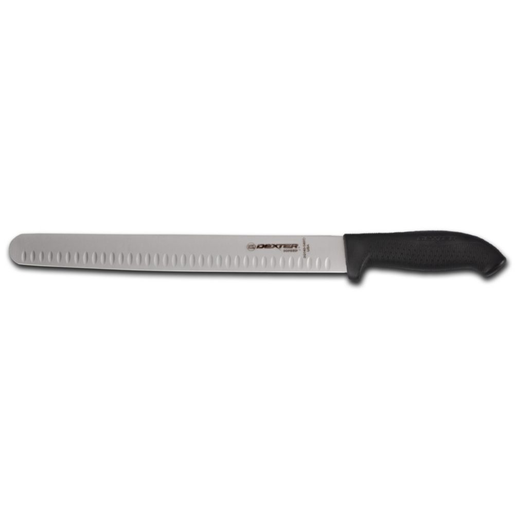Dexter Russell SofGrip Black Handle 14-In. Wide Duo-Edge Roast Slicer
