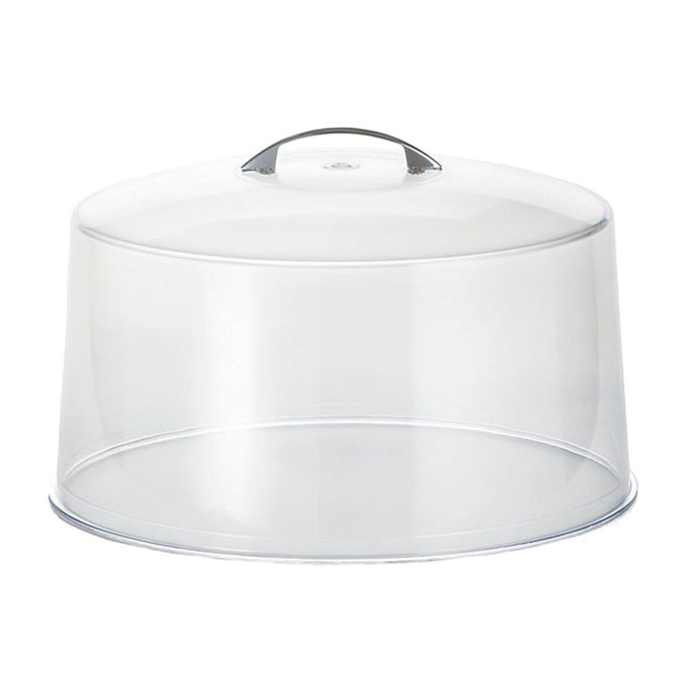 Tablecraft Clear Plastic Cake Cover with Metal Handle