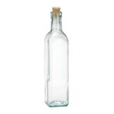 Tablecraft Prima&trade; Glass 16 Oz Olive Oil Bottle with Cork Stopper