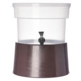 Carlisle Clear, 3 Gal Round Beverage Dispenser w/ Base