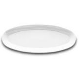 Hall&reg; China Bright White 22-1/2" x 8-1/2" Narrow Platter