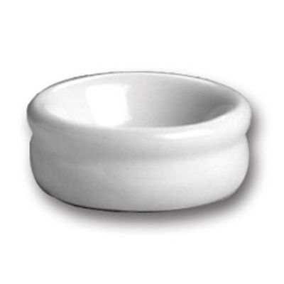 Hall&reg; China White 1 Oz. Jelly / Butter Dish