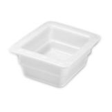 Hall&reg; China  Bright White Sixth Size Food Pan