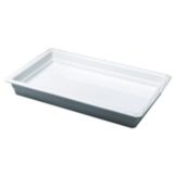 Hall&reg; China  Bright White Full Size Food Pan