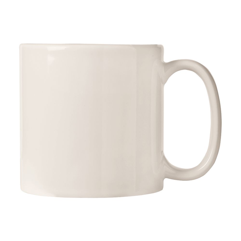 World Tableware Bright White C-Handle 20 oz Mug