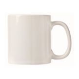 Bright White 16 oz Mug w/ C-Handle