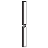 Wilbur Curtis&reg; 10" Sight Glass for Tea Dispenser