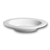 Hall&reg; China White 32 Oz. Wide Rim Pasta / Entree Bowl