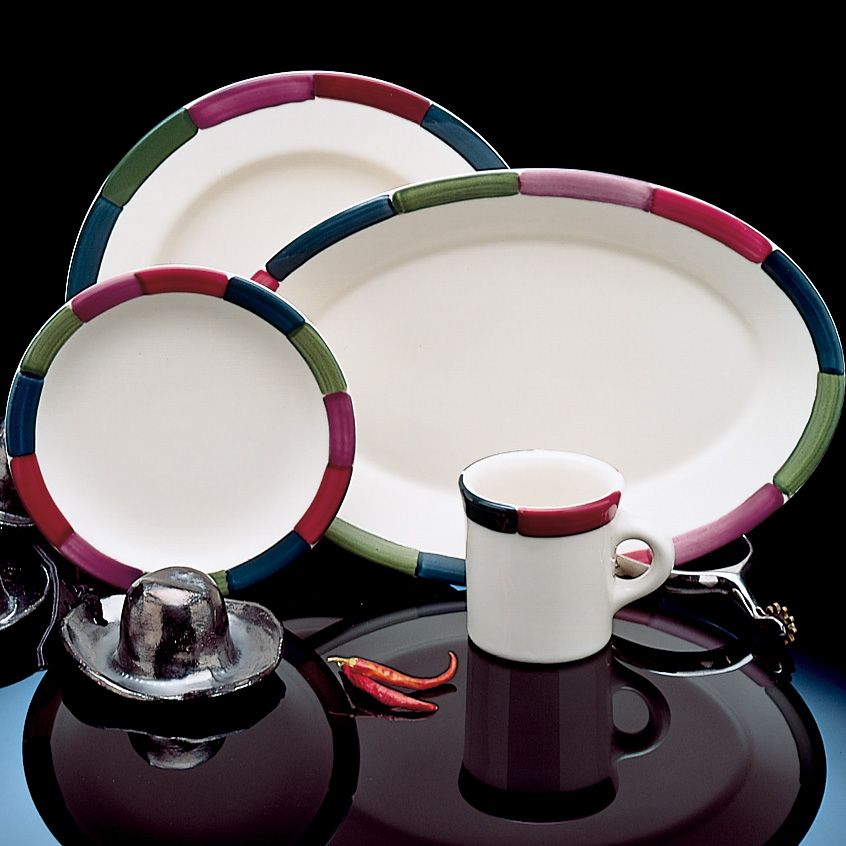 Homer Laughlin China Tones NR 14" Oval Platter
