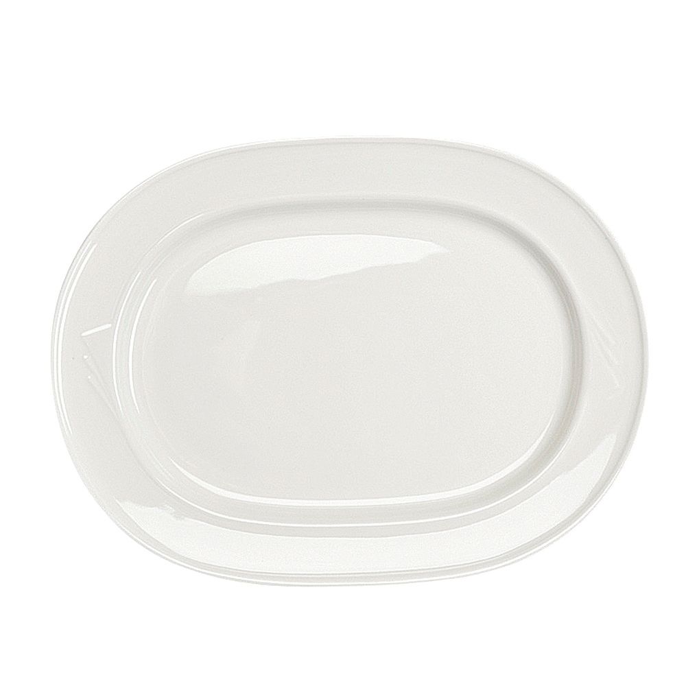 Homer Laughlin Ameriwhite&reg; Milford&reg; Oval 11-5/8" Platter