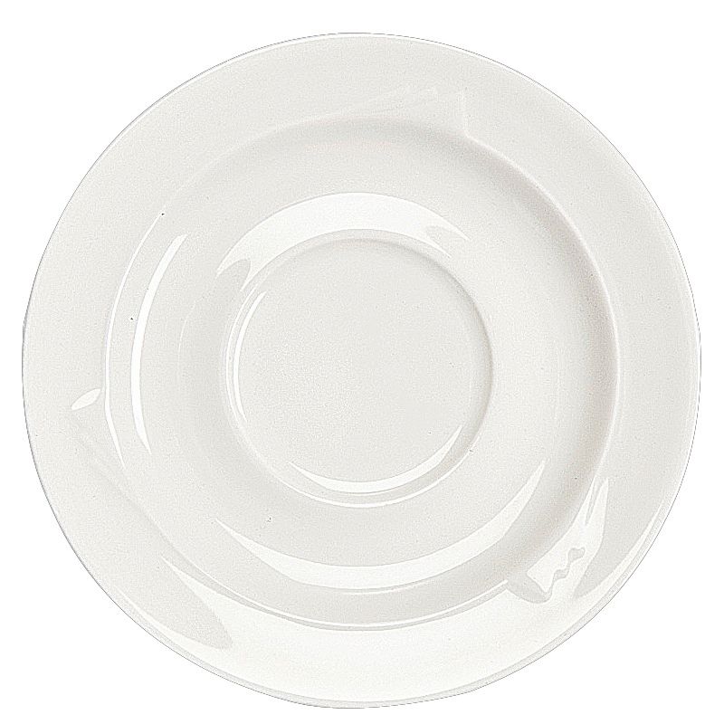 Homer Laughlin Ameriwhite&reg; Milford&reg; White 5-3/4" Saucer