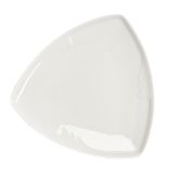 Homer Laughlin Ameriwhite&reg; Milford&reg; Triangle Salad Plate